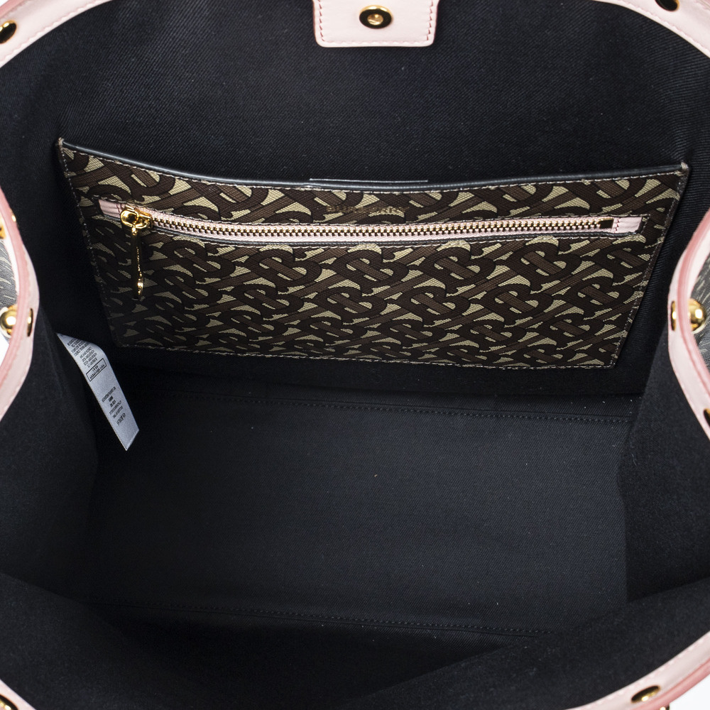 Burberry Studded Vertical Book Tote - Picture 7 of 9